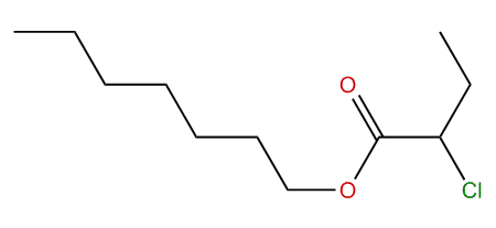 Heptyl 2-chlorobutanoate